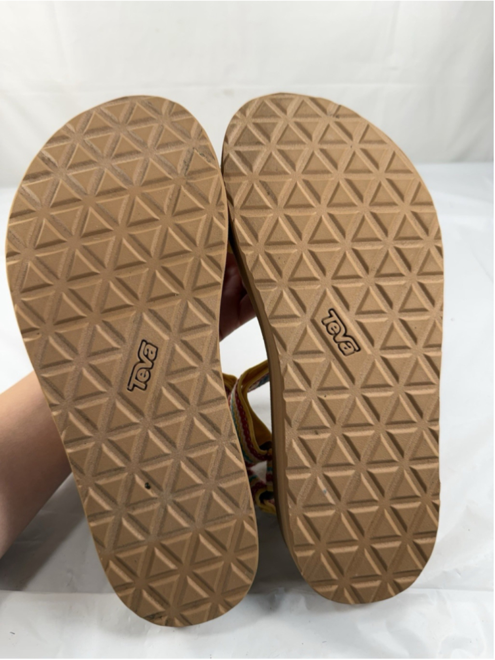 Teva Midform Universal Woven Sandals Coconut/Tanzine Women's Size 9 Medium - Picture 3 of 16